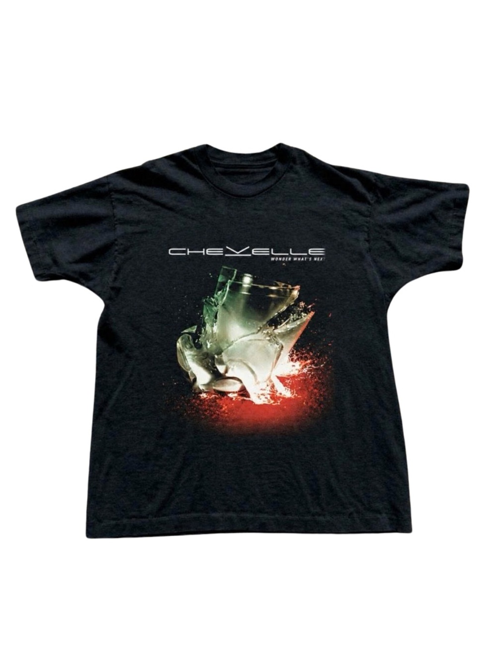 Gildan Black Graphic Band T-Shirt